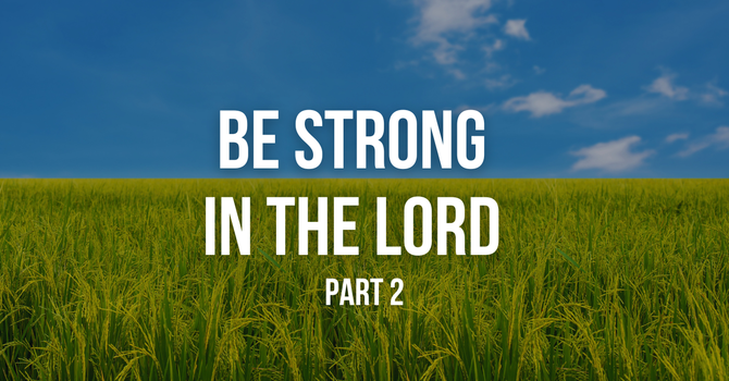 Be Strong in the Lord Part 2 - Consider Him