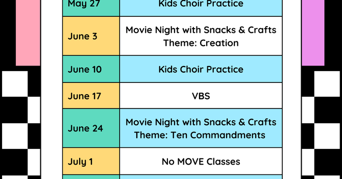 The MOVE Kids Summer Youth Classes