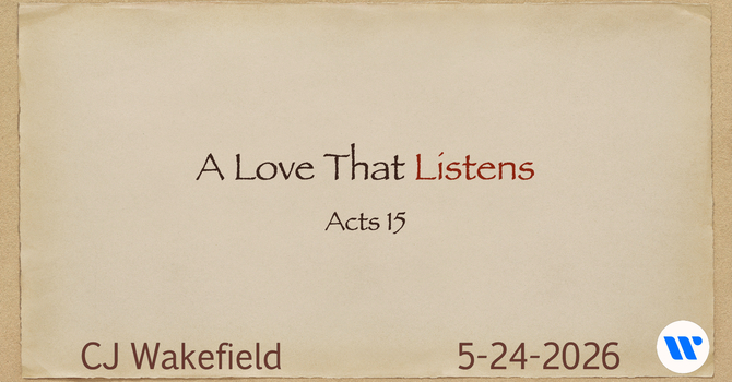 A Love That Listens