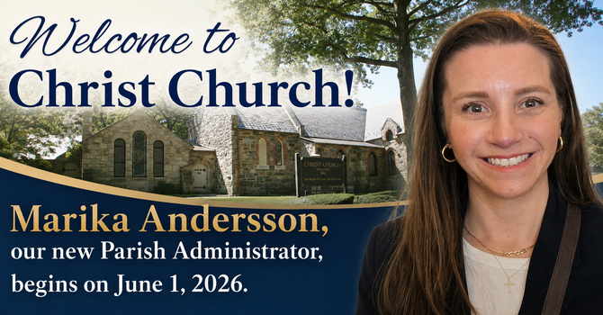 Announcement: New Parish Administrator, Marika Andersson image