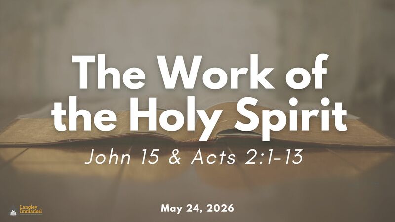 The Work of the Holy Spirit