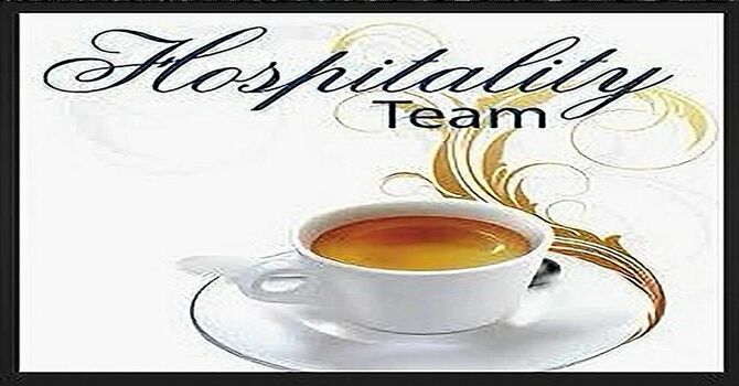 Hospitality Ministry - Volunteers here love to cook and feed us!