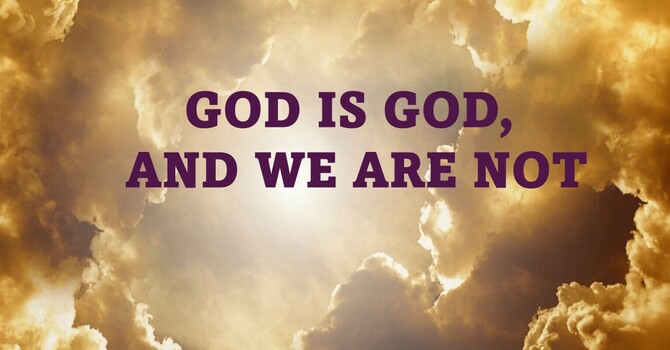 God is holy and we are not (Ezekiel 36:23, Isaiah 6:1-13)