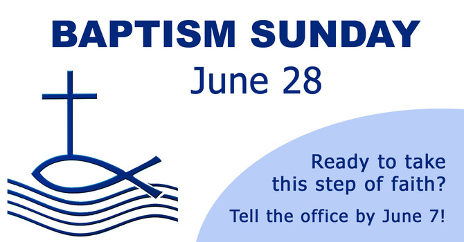 Baptism Sunday