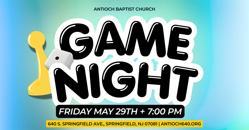 Youth & Young Adults Game Night
