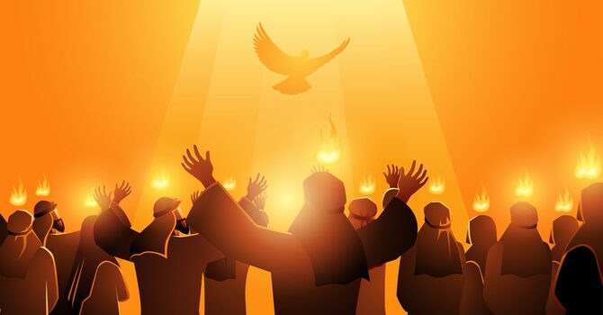 Pentecost Sunday bulletin image