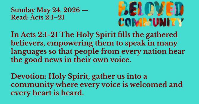 Sunday – Acts 2:1-21 (NRSVUE) The Vision of Beloved Community