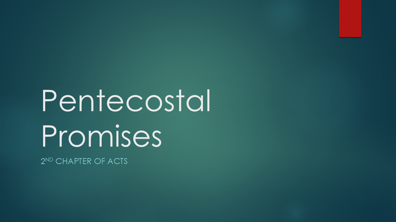 Pentecostal Promises