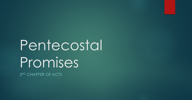 Pentecostal Promises