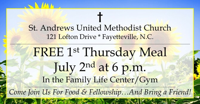 Free 1st Thursday Meal