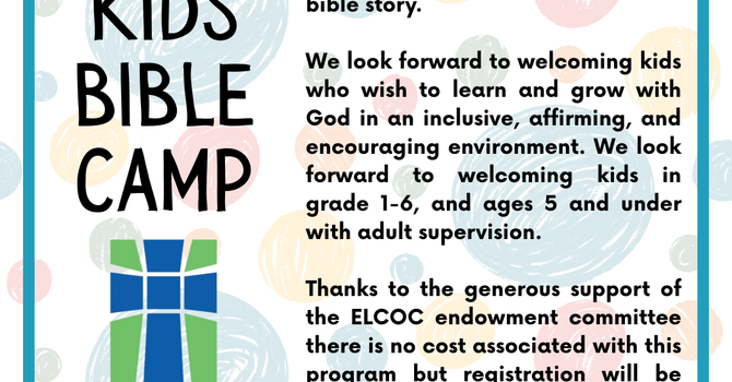 BLAST KIDS BIBLE CAMP