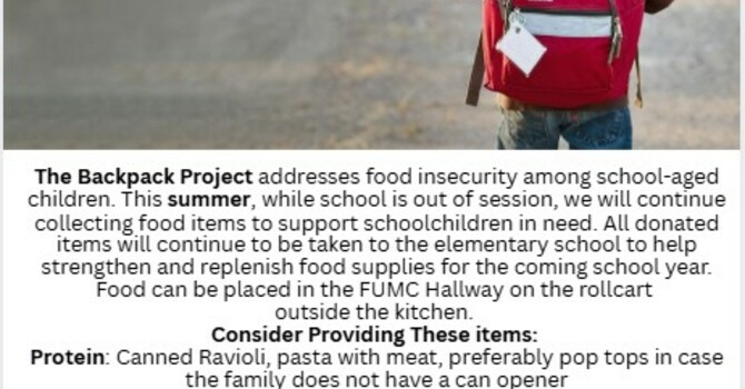 THE BACKPACK PROJECT image