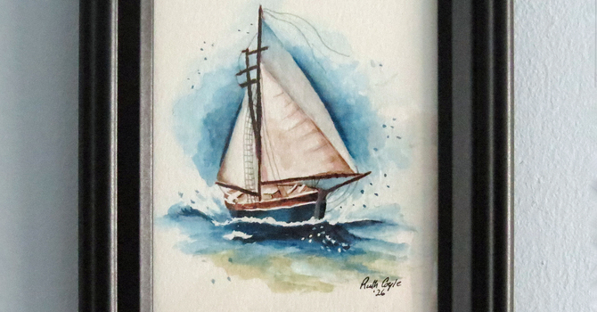 Summer Print - Sailboat image