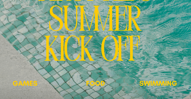 First Kids Summer Kickoff Pool Party
