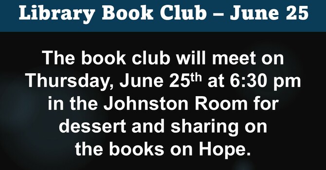 Book Club on "Hope"