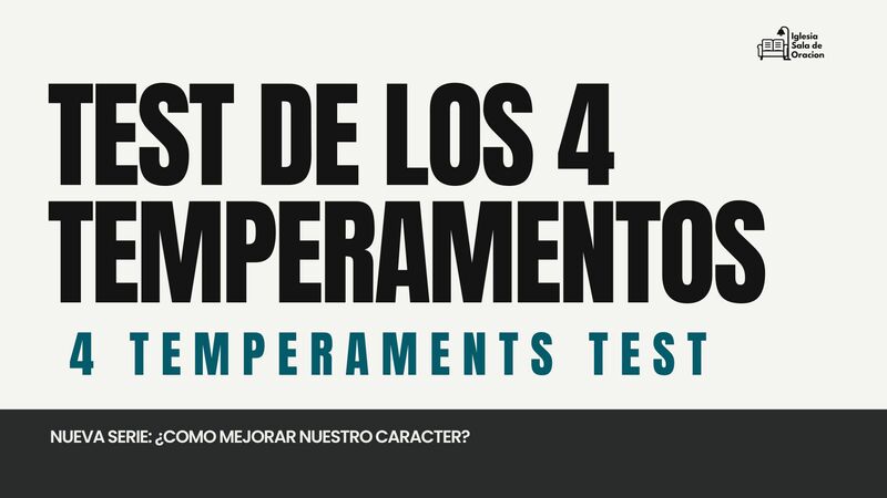 Examen de los 4 Temperamentos