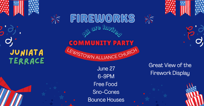 Fireworks- Community Party