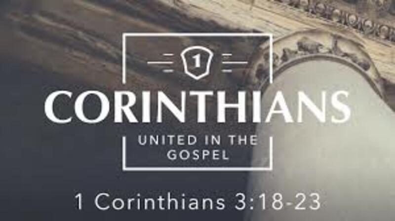 1 Corinthians 3:18-23