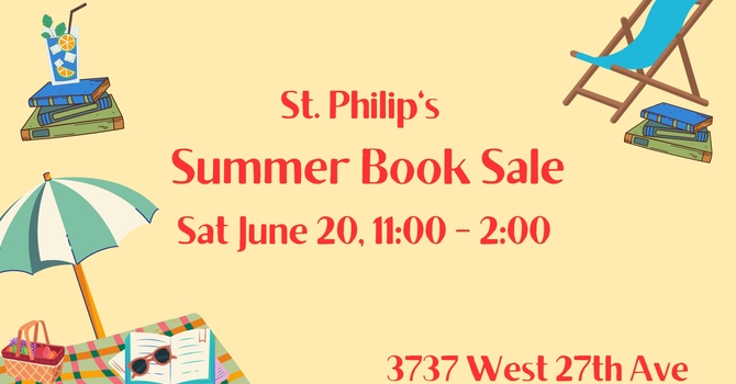 St Philip's Summer Book Sale