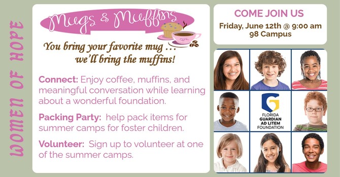 WOMEN OF HOPE:  Mugs and Muffins & Packing Party