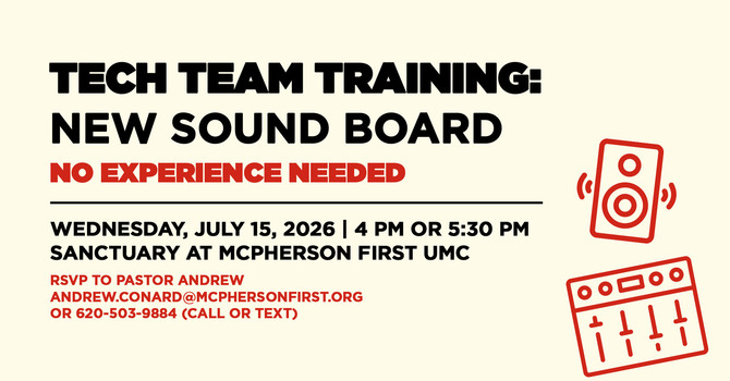 Tech Team Training: New Sound Board