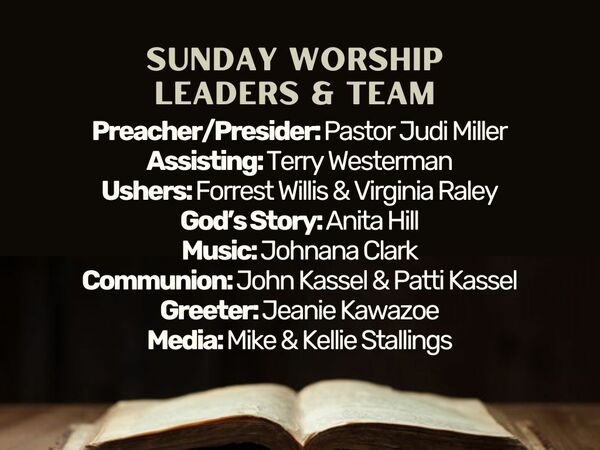 Leading us in Worship