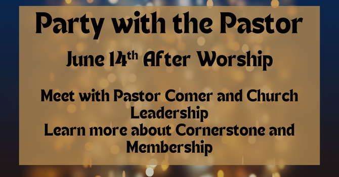 Party with the Pastor
