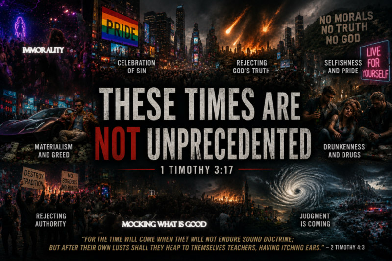 "These Are Not Unprecedented Times"