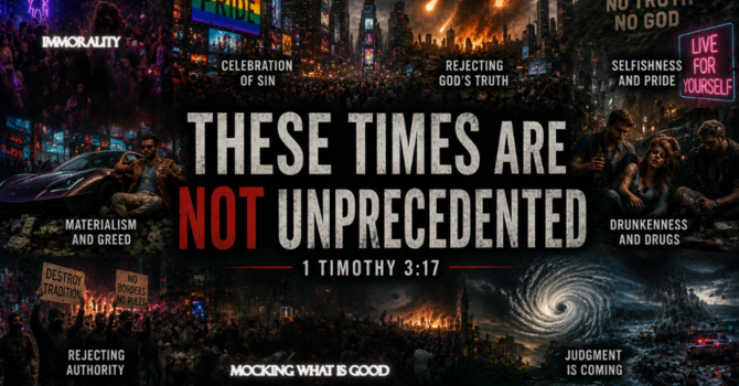 "These Are Not Unprecedented Times"