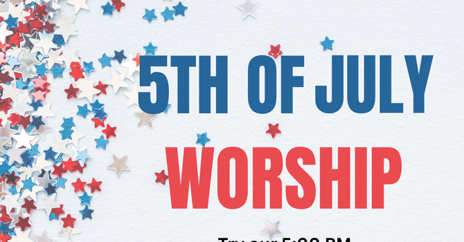 Summer EVENING Worship!