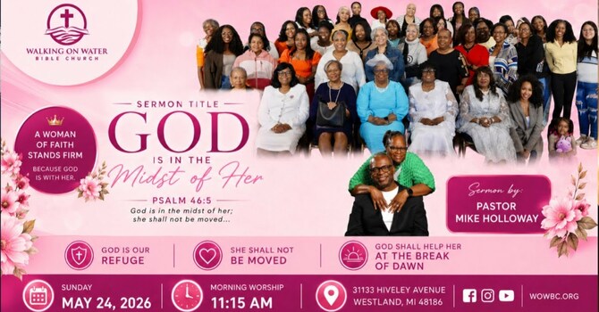 God is in the Midst of Her - Women’s Day Service 2026 image