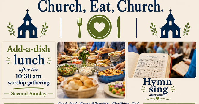 Church, Eat, Church.