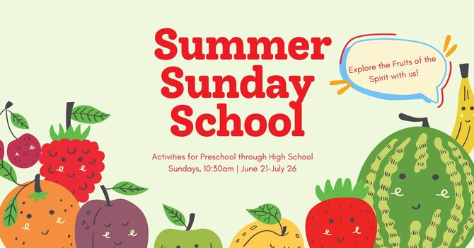Summer Sunday School