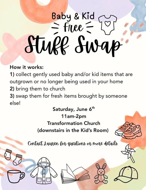 Free Baby and Kids Stuff Swap
