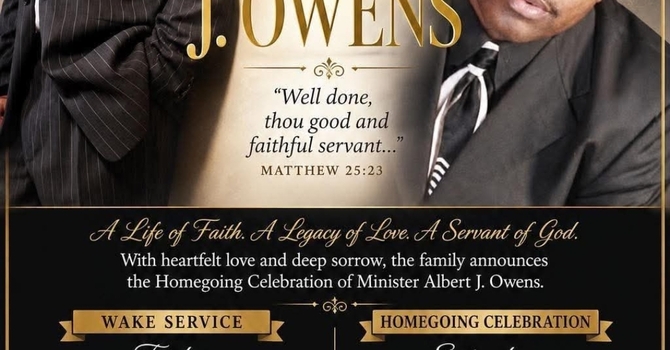 Homegoing Celebration for Minister Albert Owens