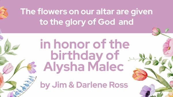 Altar Flowers 