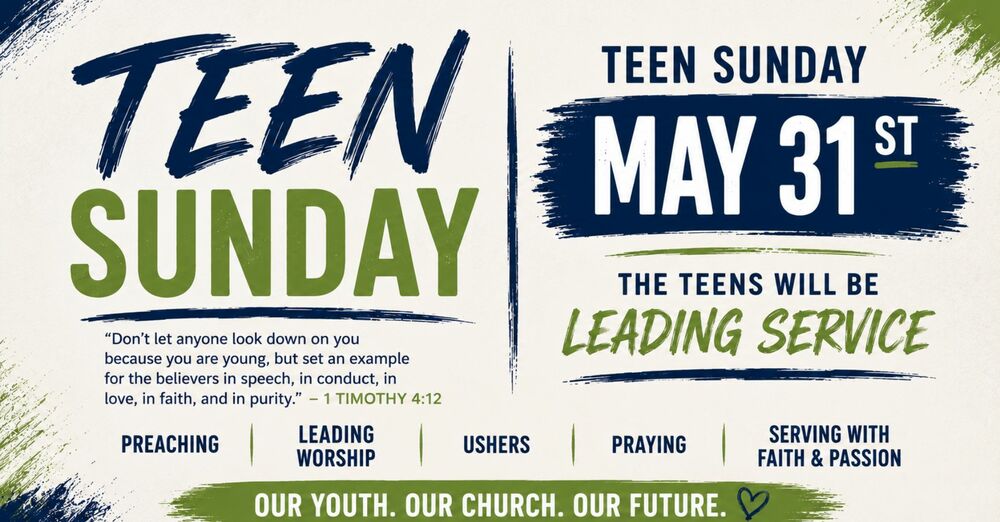 Teen Lead Sunday