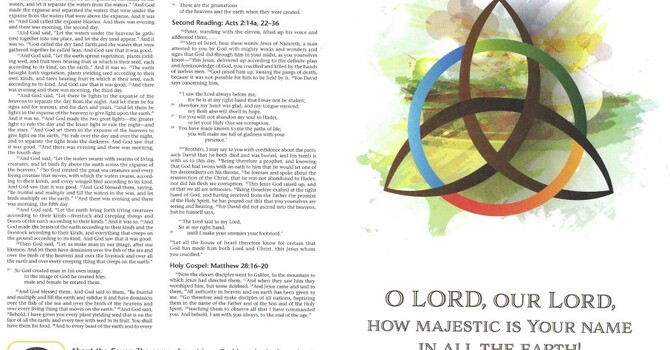 Worship Service Bulletin - The Holy Trinity