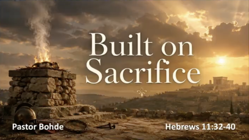 "Built On Sacrifice"