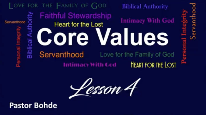 "Personal Integrity"