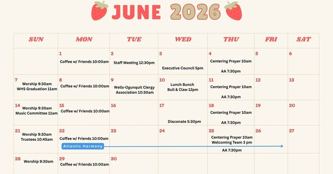 June Calendar
