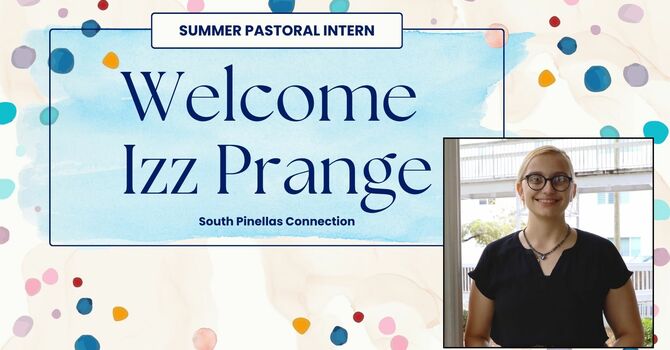 Welcome, Izz Prange!