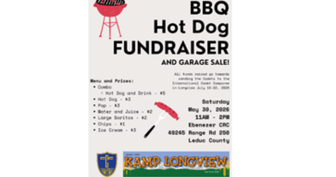 Church Garage Sale & Cadet Hot Dog Fundraiser