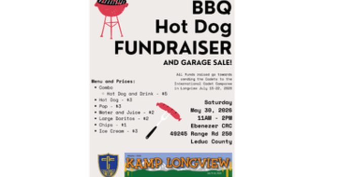 Church Garage Sale & Cadet Hot Dog Fundraiser