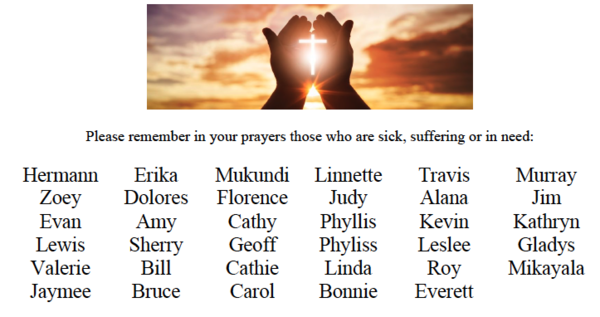 Diocesan Prayers