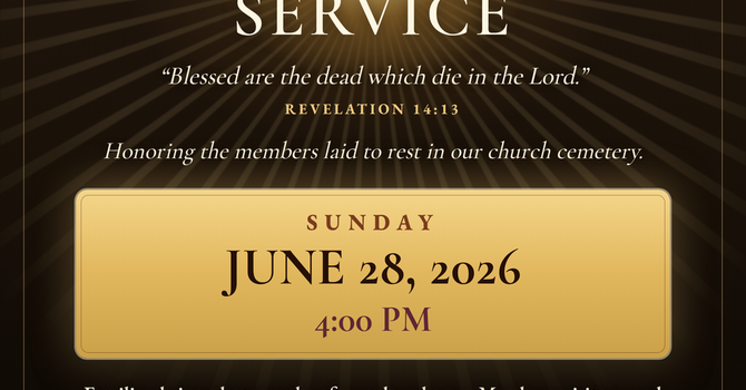 Memorial Service: In Loving Memory