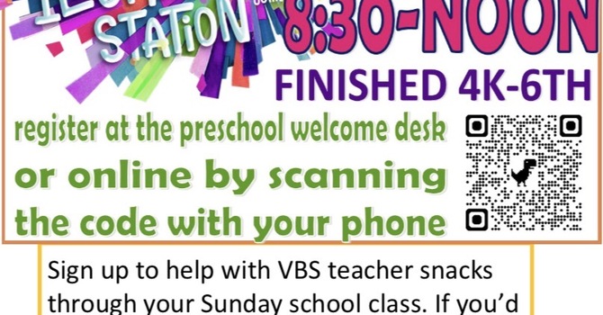 VBS is coming!  image