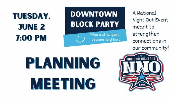 Block Party Planning Meeting