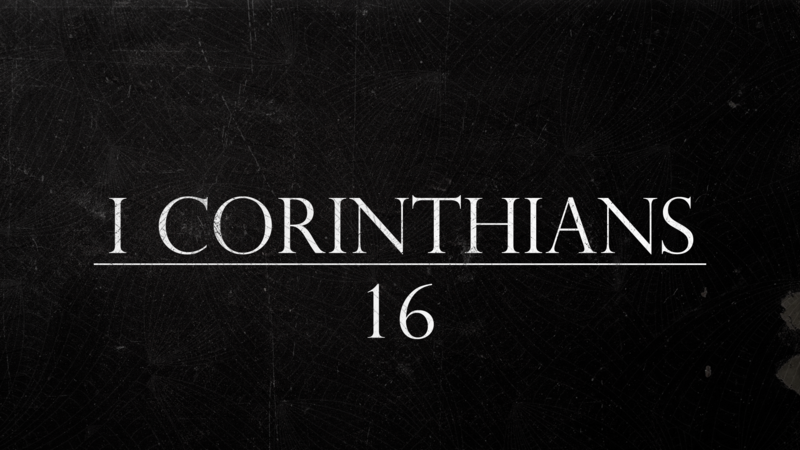 1 Corinthians 16