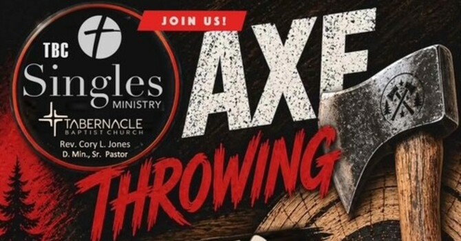 Axe Throwing with the Singles Ministry
